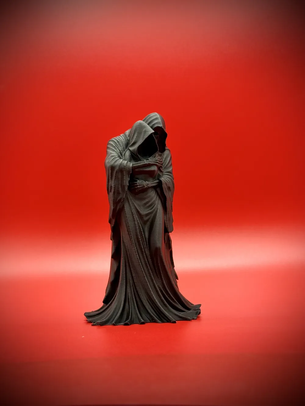 🖤 Karanlık Aşk – 15 cm Gotik Dekoratif Biblo | 3D Baskı - fotoğraf 4
